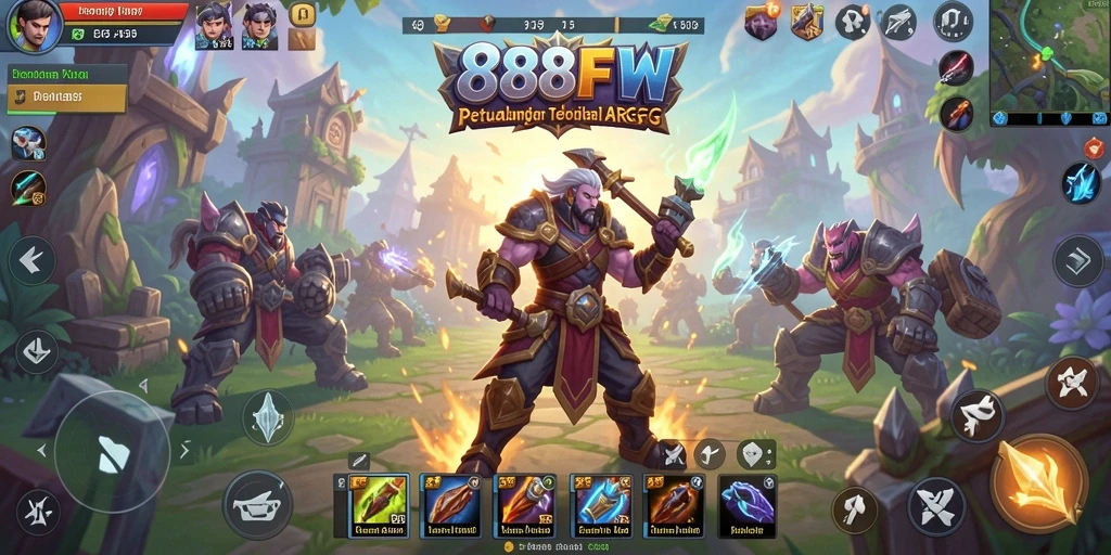 Tampilan gameplay mendebarkan dengan pertarungan seru di <strong>888FW</strong>.