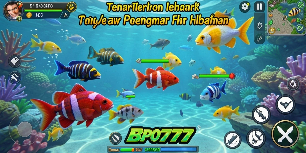 Tampilan seru gameplay Tembak Ikan di BPO777.
