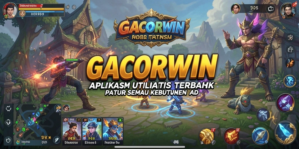 Tampilan antarmuka utama GACORWIN yang intuitif dan ramah pengguna.