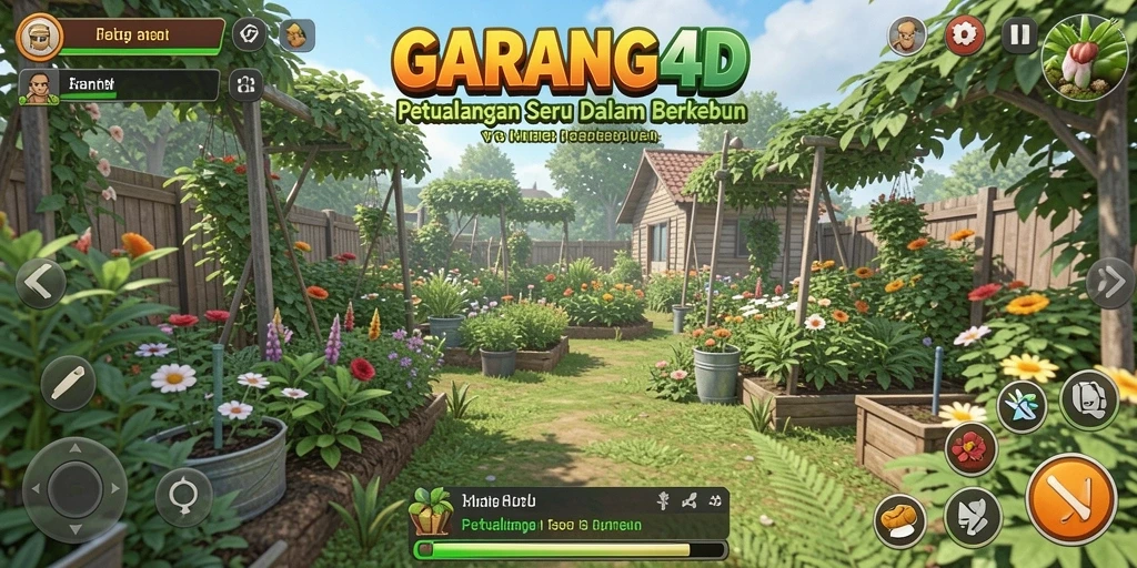 Gameplay seru di dunia pertanian dan berkebun.