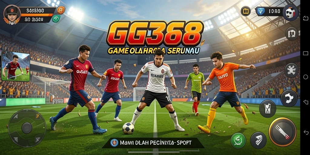 Tangkapan layar gameplay GG368 menunjukkan aksi mendebarkan dalam olahraga.