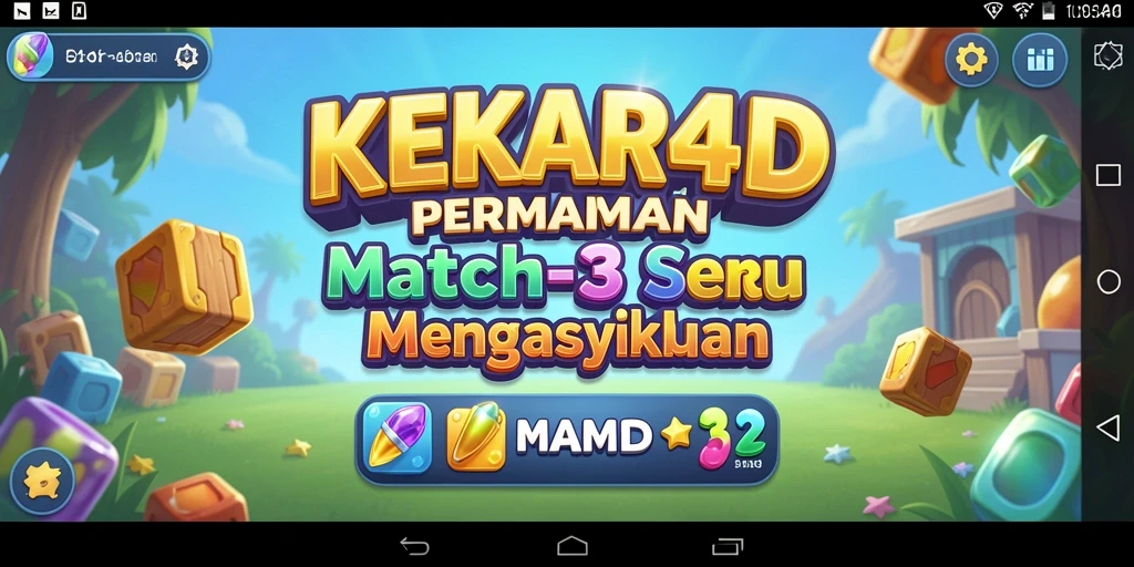 Tampilan gameplay KEKAR4D yang menawan dengan grafis cerah.
