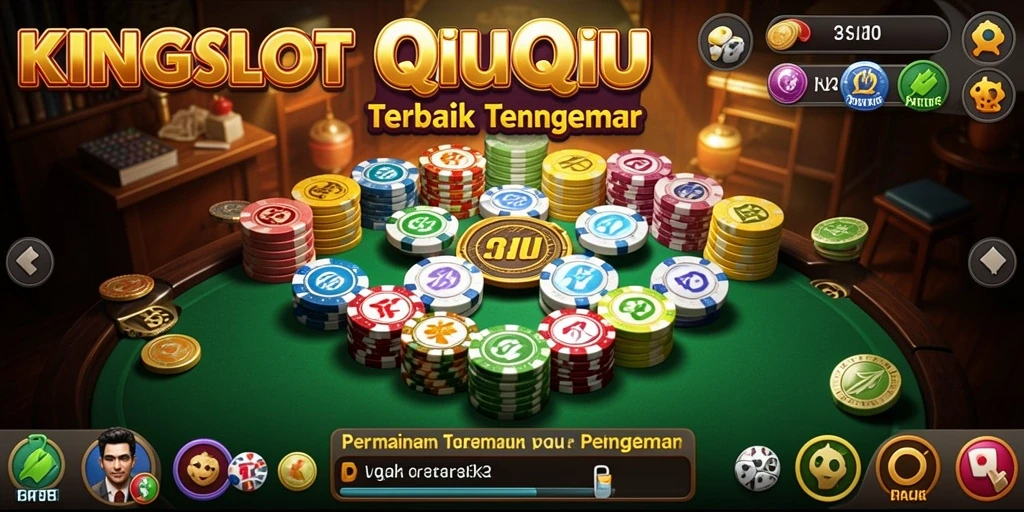 Tampilan gameplay QiuQiu yang seru di KINGSLOT.