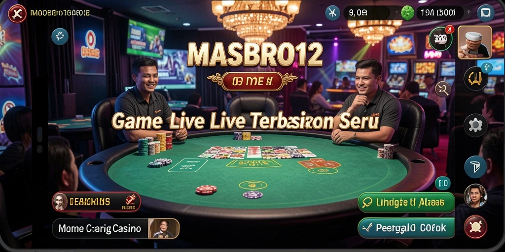 Gameplay Live Casino yang mengasyikkan dan interaktif.