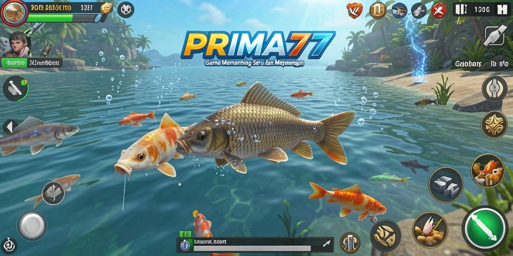 Tangkapan ikan besar di dalam game PRIMA77 yang memukau.