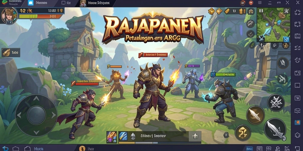 Tampilan menarik dari gameplay RAJAPANEN yang penuh aksi.