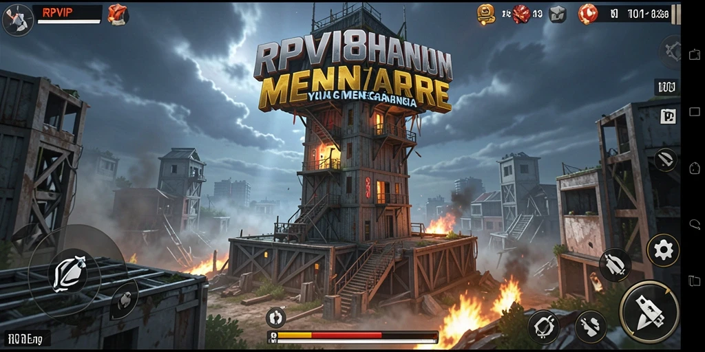 Tampilan permainan Tower Defense RPVIP8 yang seru dan menegangkan.