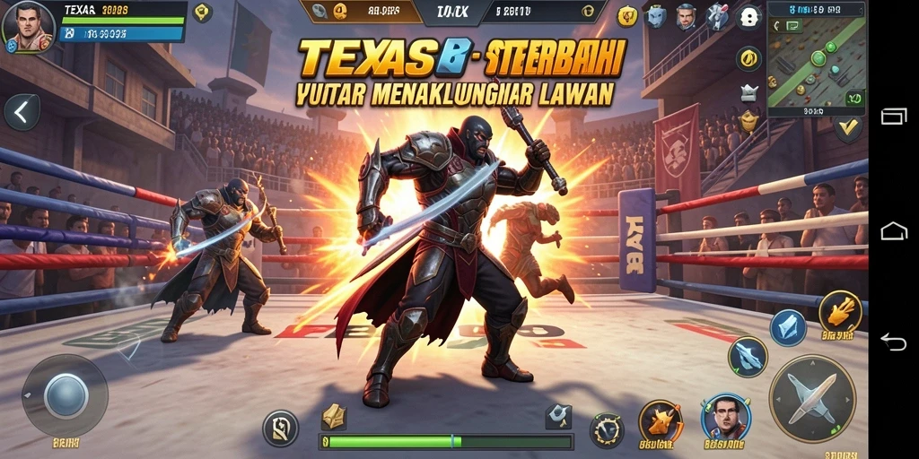 Tampilan gameplay yang menegangkan di TEXAS88 dengan strategi cerdas.