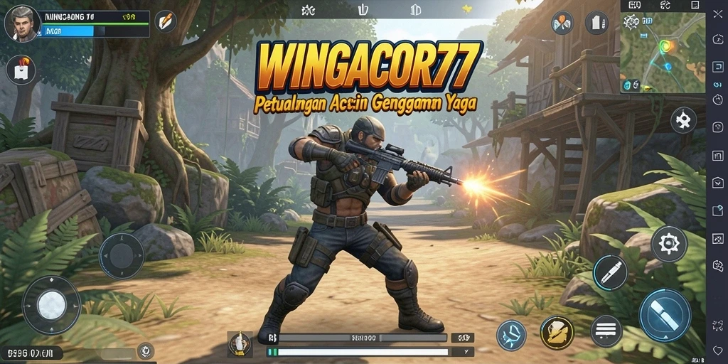 Gameplay intens dalam aksi WINGACOR77 yang menegangkan.